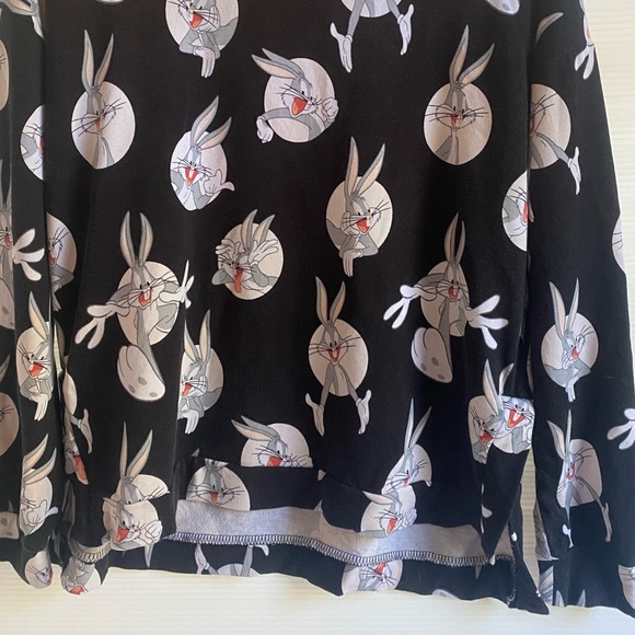 Peter Alexander Bugs Bunny Looney Tunes Long Sleeved Womens Knit Top Size Small - Picture 4 of 14